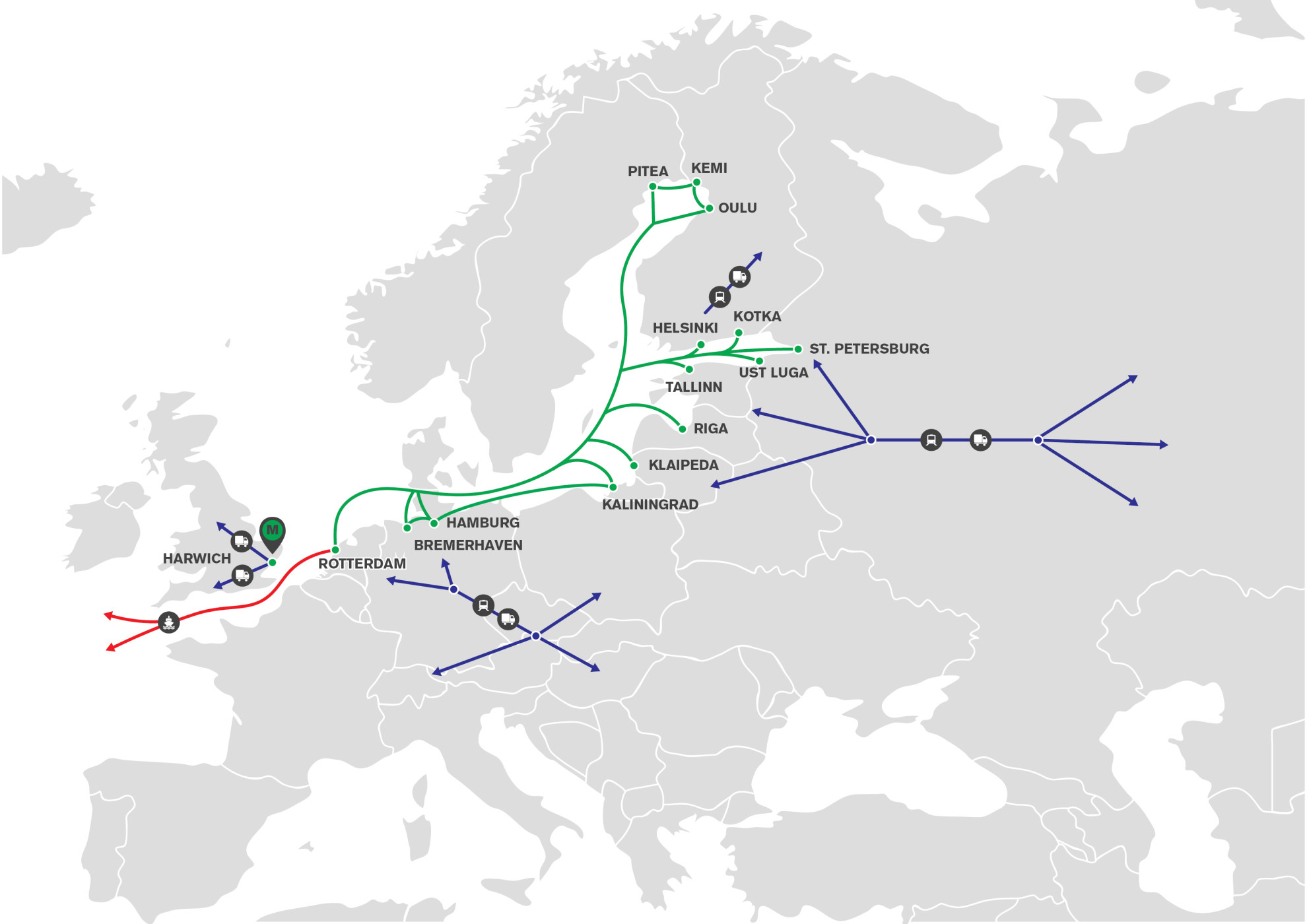 Multimodal Shipping Mann Lines